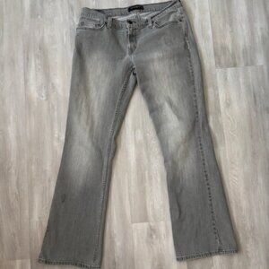 Levi’s 524 Too Superlow Gray Bootcut Jeans - size 13